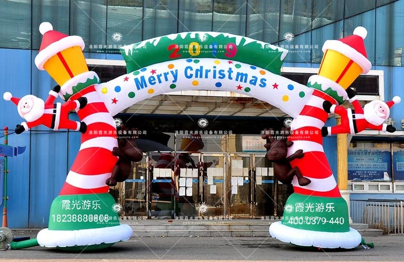 凤凰镇圣诞活动拱门